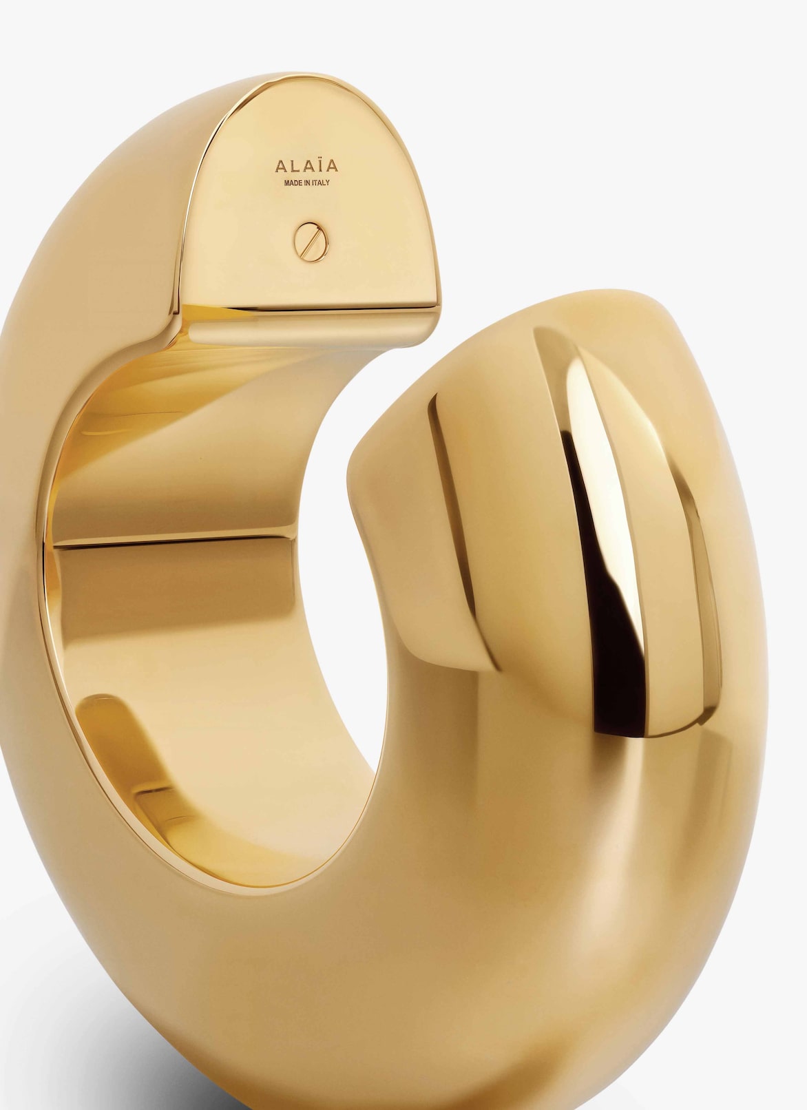 BUMPER CUFF ALAÏA GOLD BUMPER CUFF
